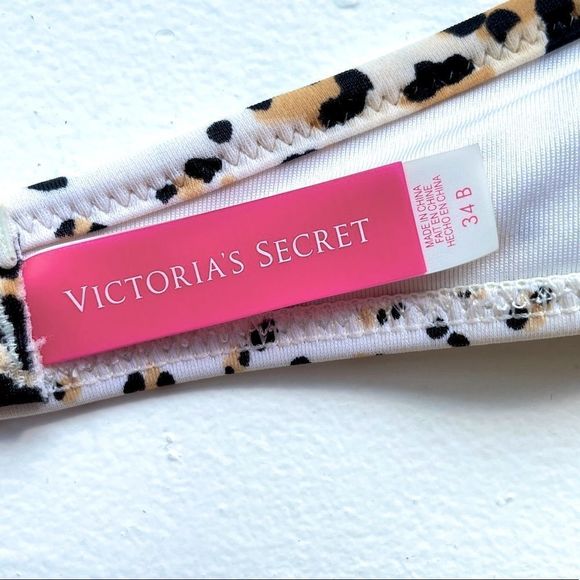 Victoria’s Secret Swim Leopard Print Push Up Bombshell Matching Bikini Set - Picture 7 of 12